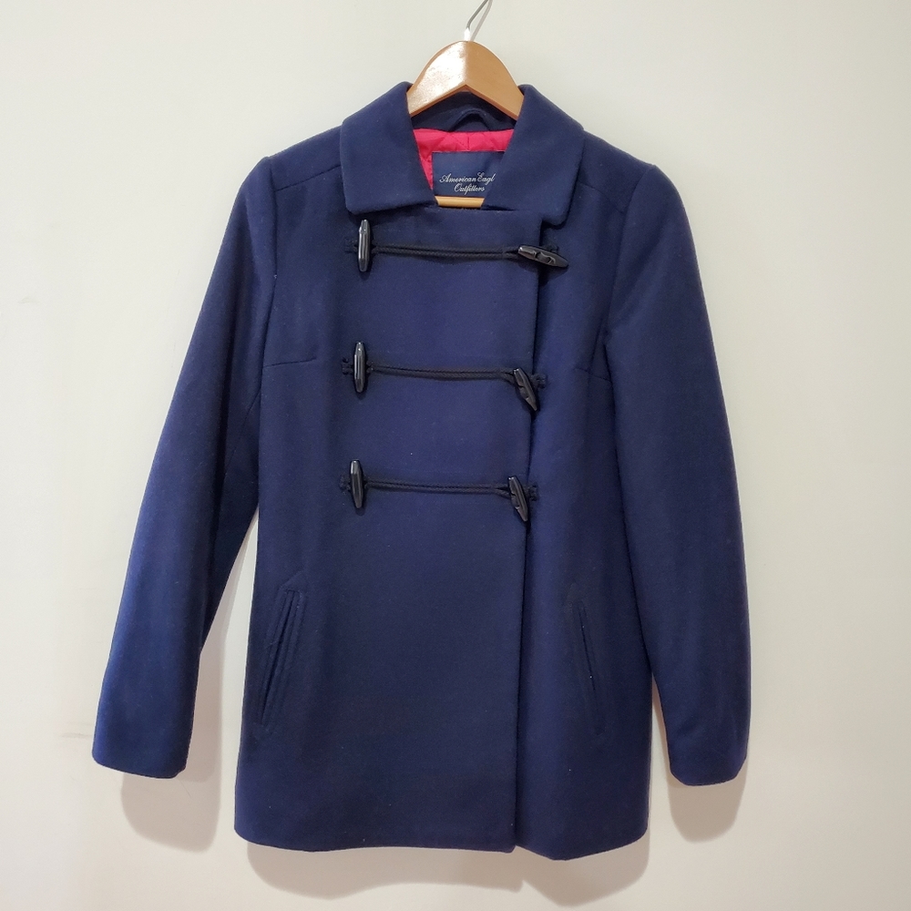BNWT American eagle wool blend coat peacoat xs